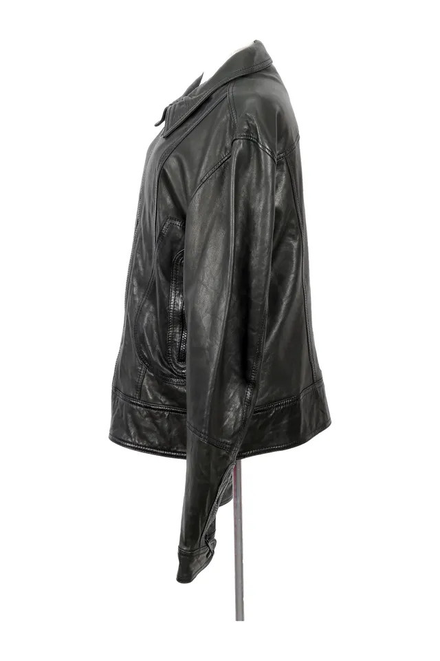 Dolce & Gabbana Black Leather Jacket