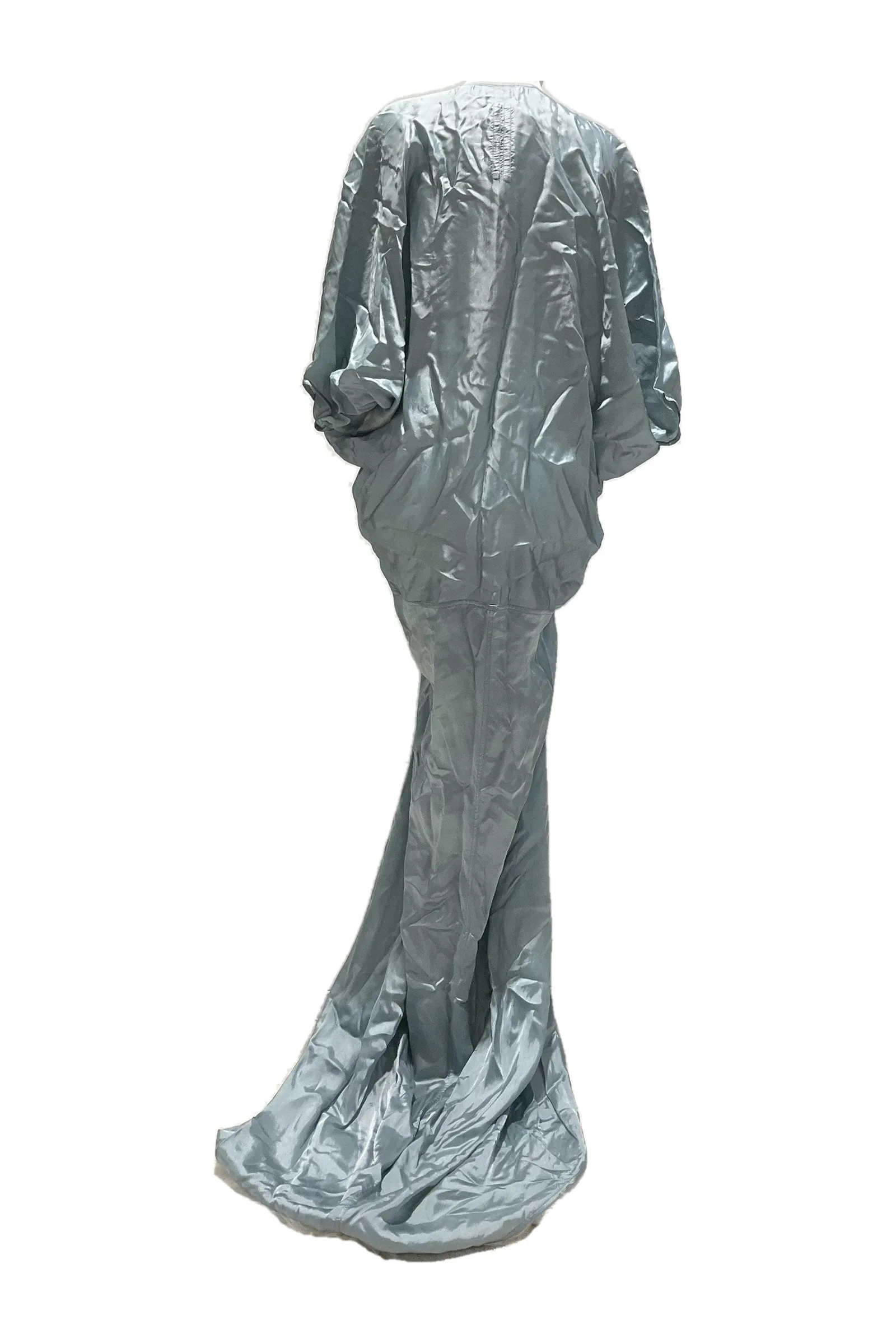 Rick Owens Powder Blue Silk Gown
