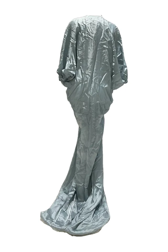 Rick Owens Powder Blue Silk Gown