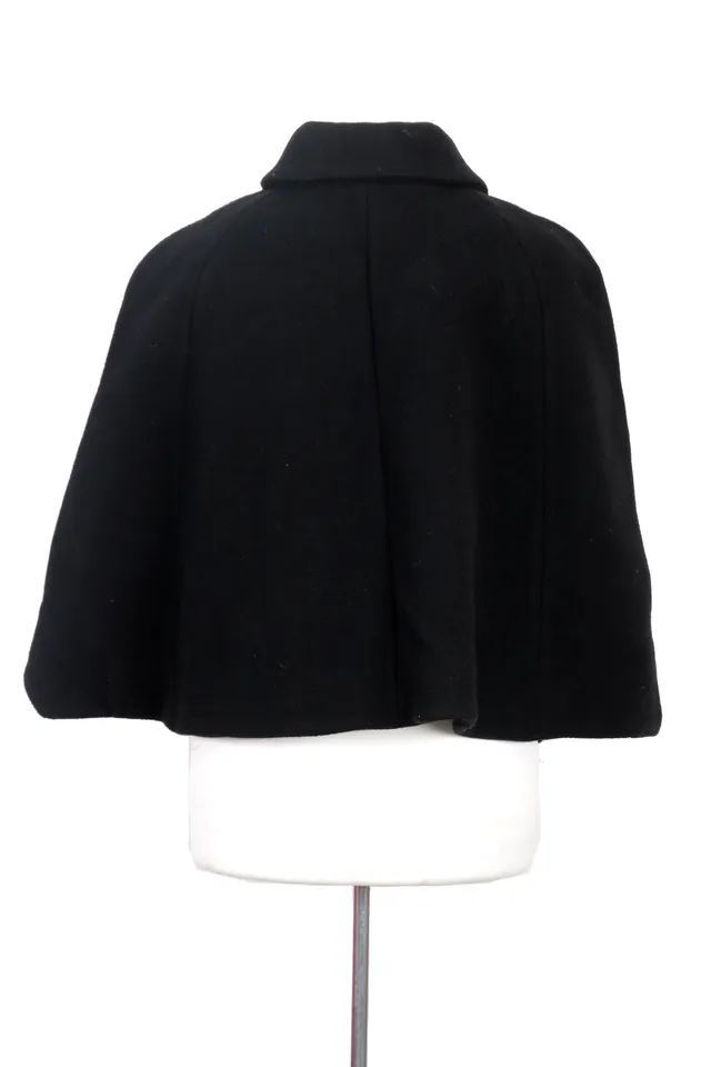 Chloe Black Wool Cape
