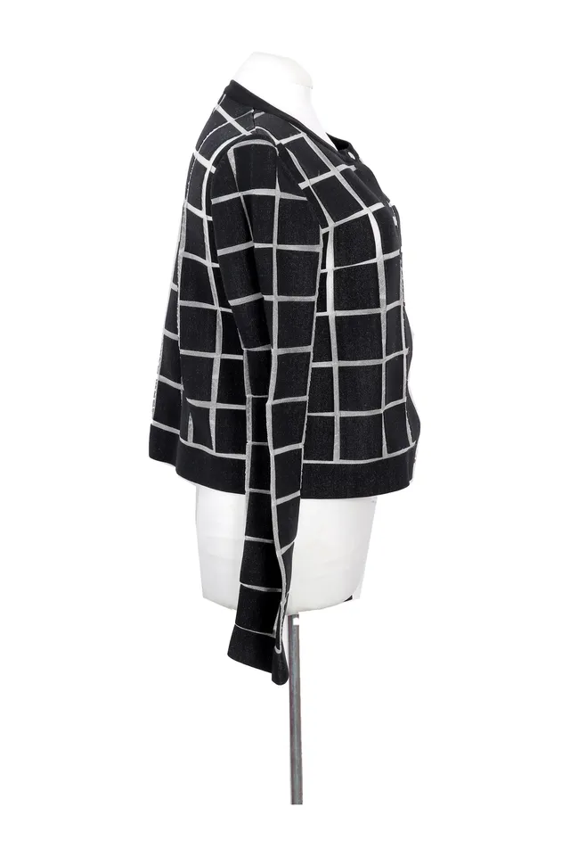 Balenciaga Black Check Jacket