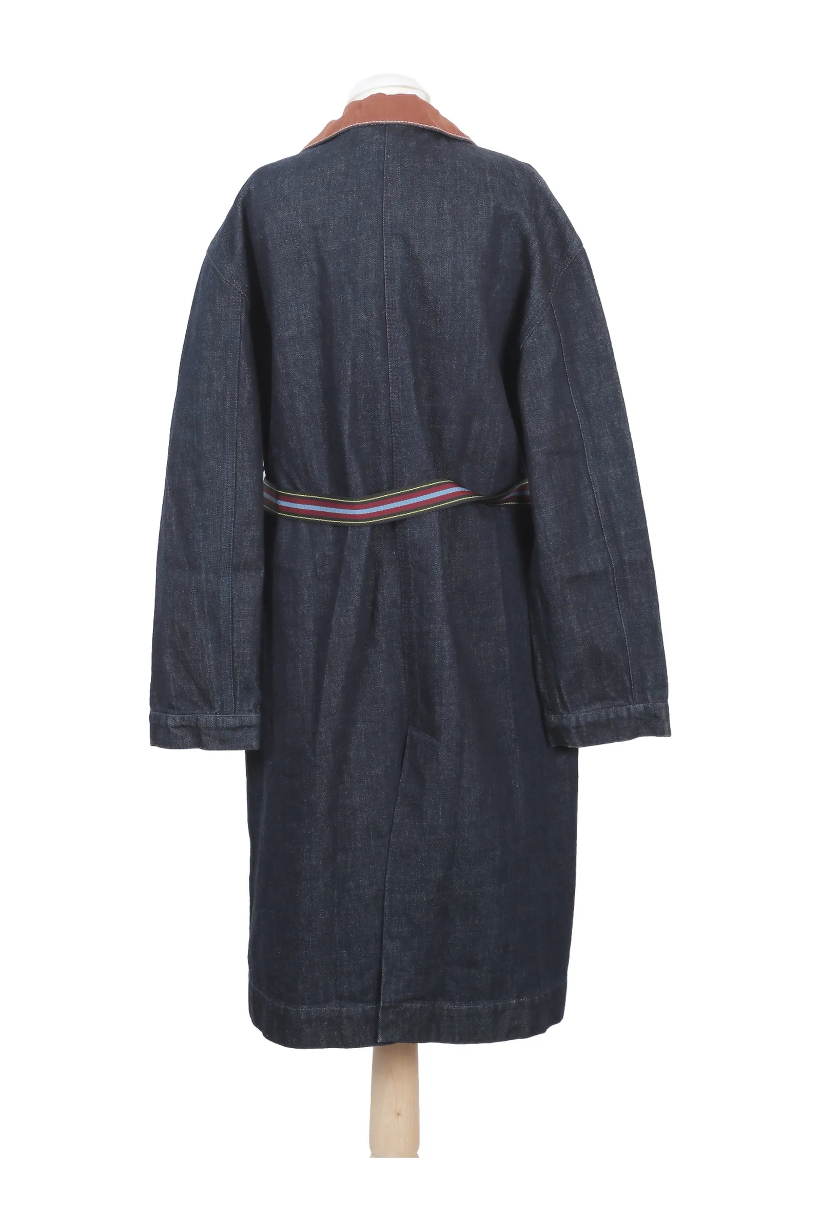 Marni Blue Striped Coat