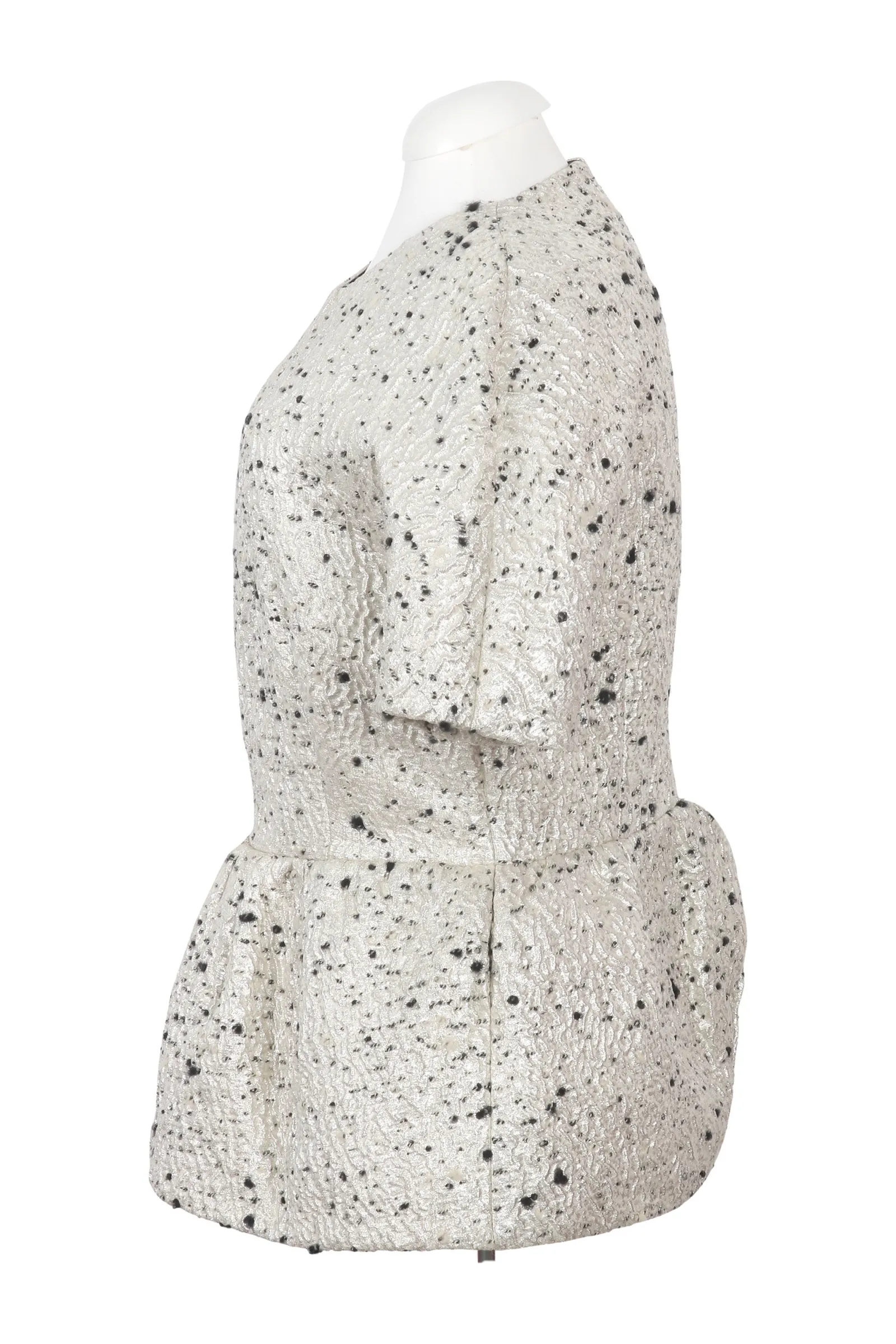 Balenciaga Metallic Wool Top