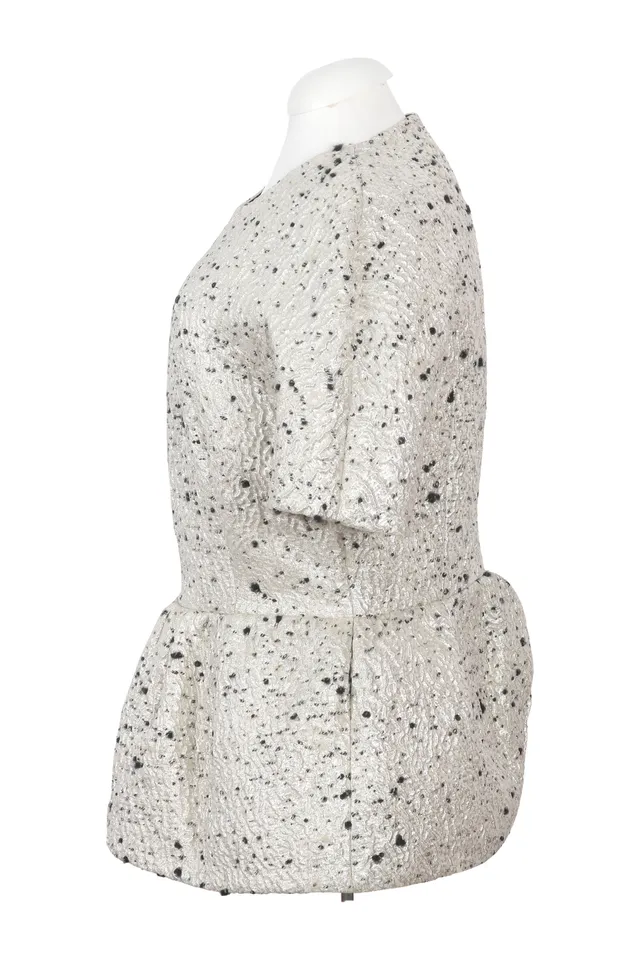 Balenciaga Metallic Wool Top
