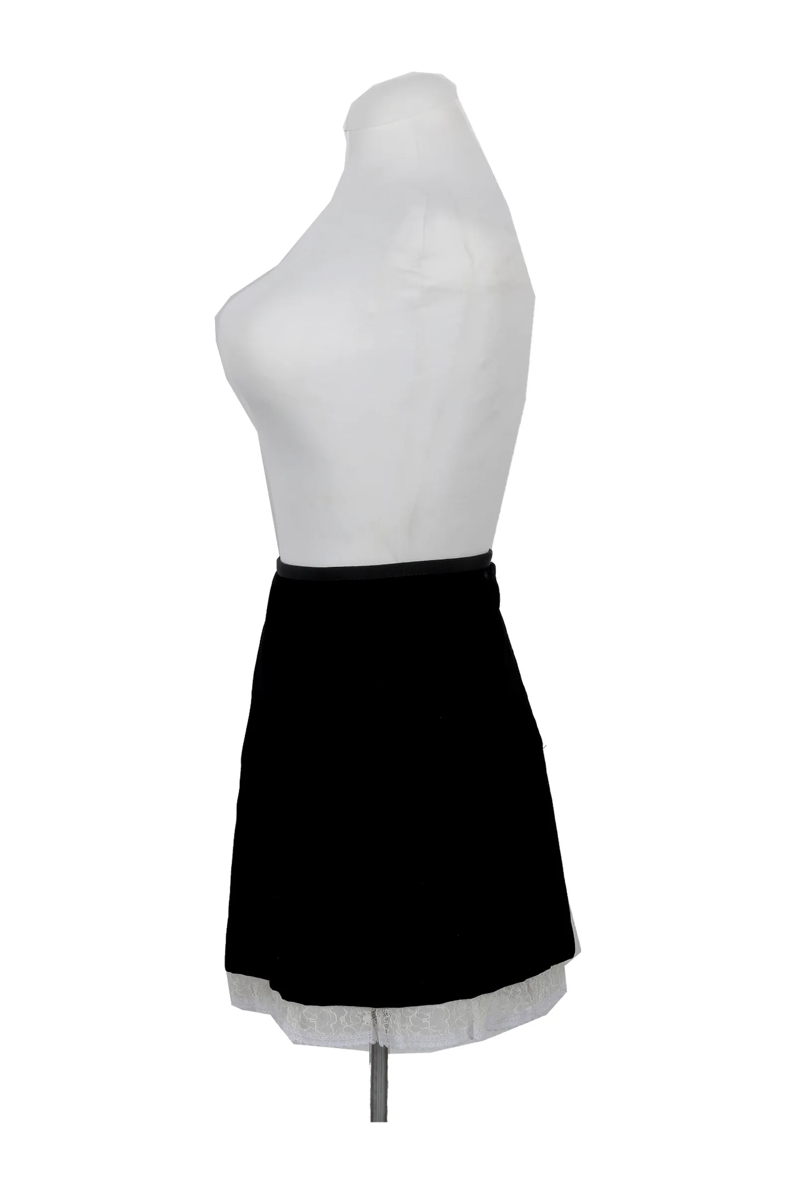Miu Miu Black Lace Mini Skirt