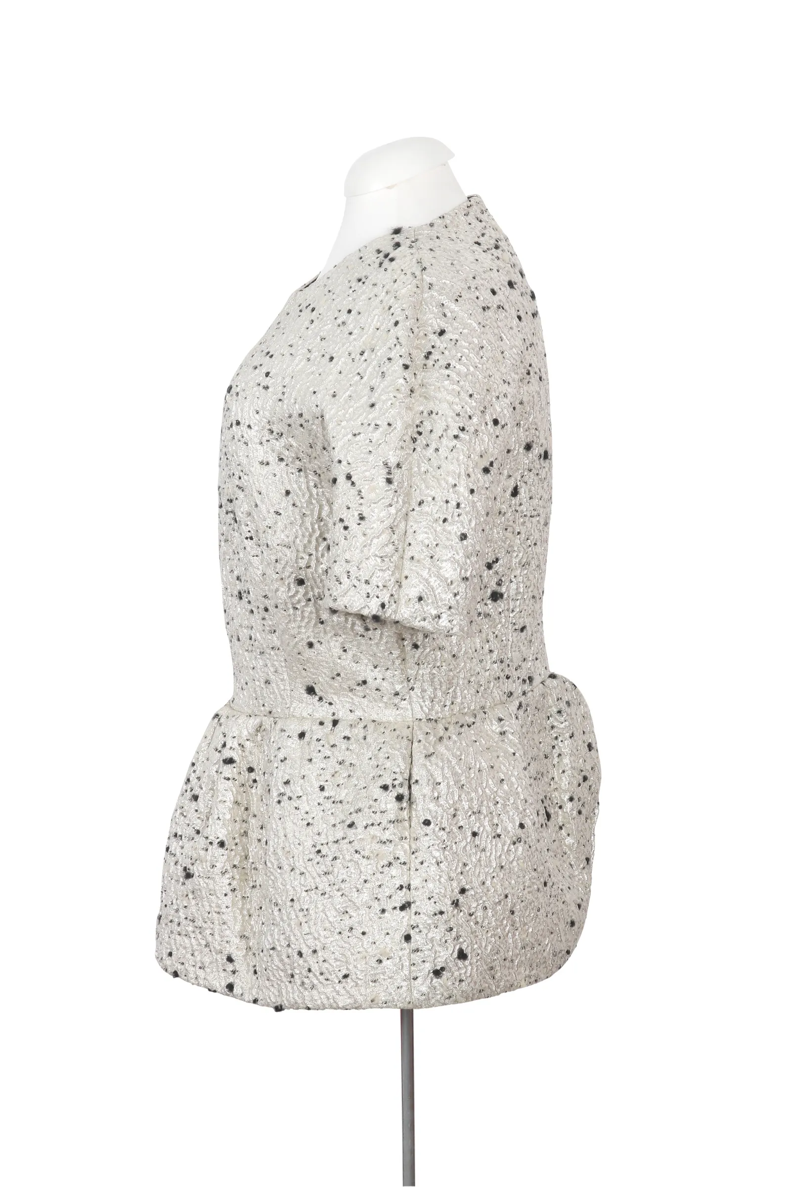 Balenciaga Metallic Wool Top