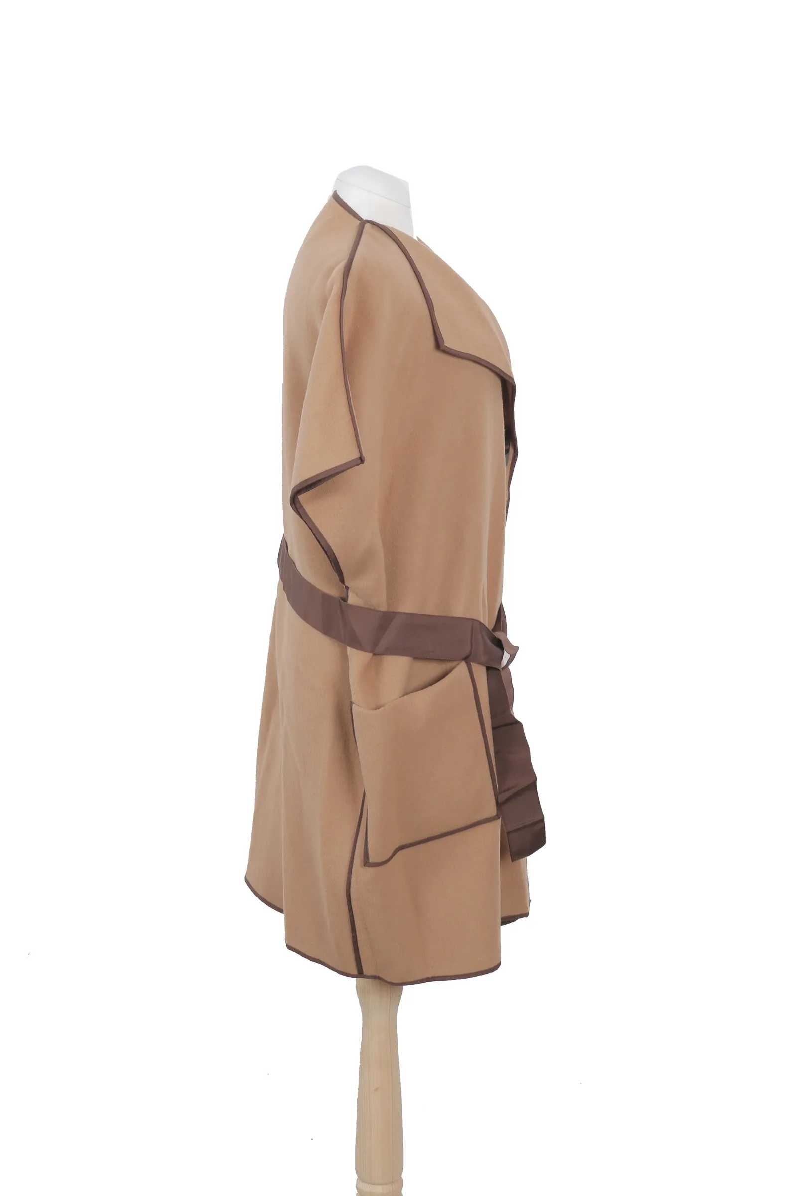 Carolina Herrera Camel Wool Coat