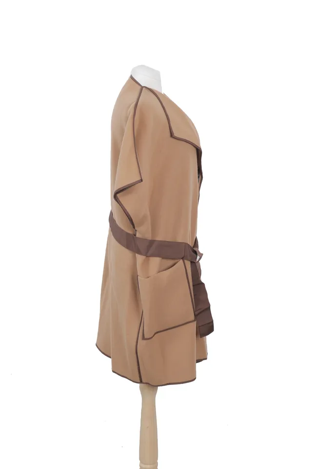 Carolina Herrera Camel Wool Coat