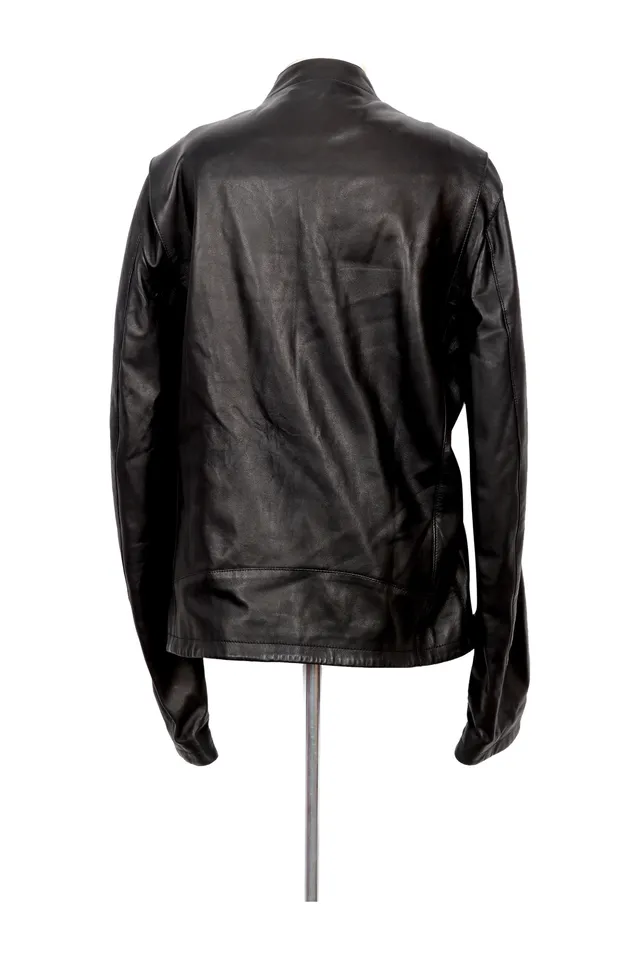 Dolce & Gabbana Black Lambskin Jacket
