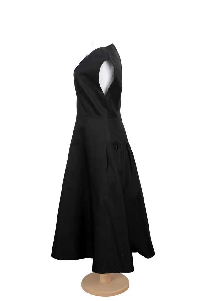 Michael Kors Black Wool Dress