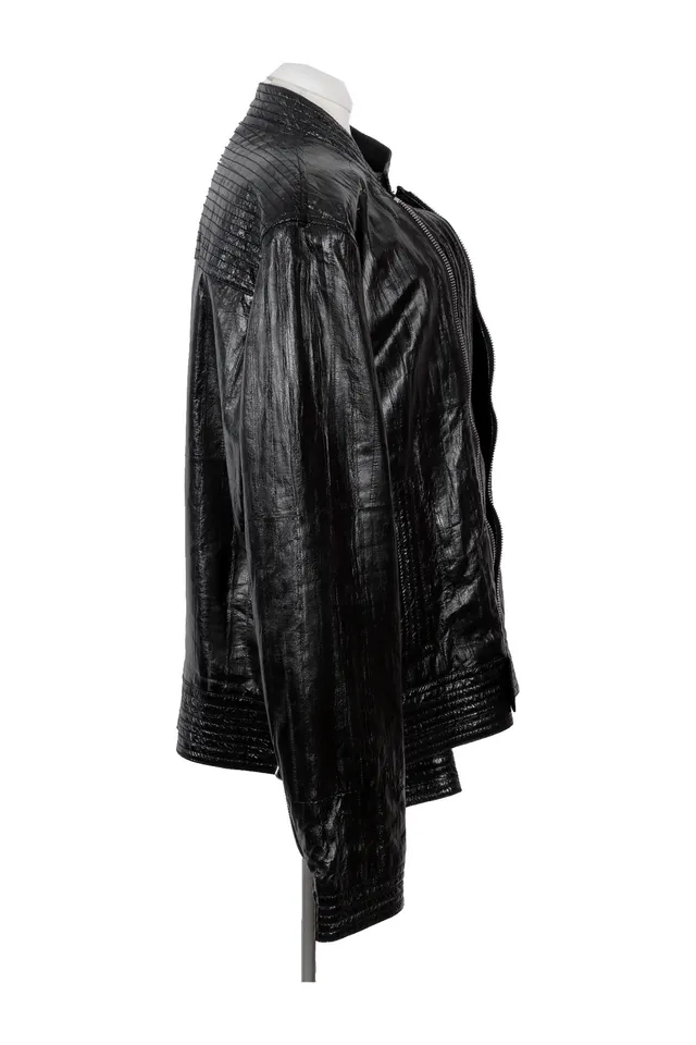 Dolce & Gabbana Black Leather Jacket