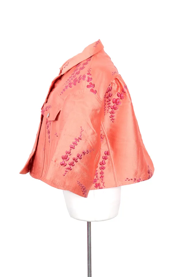 Dries Van Noten Coral Floral Jacket
