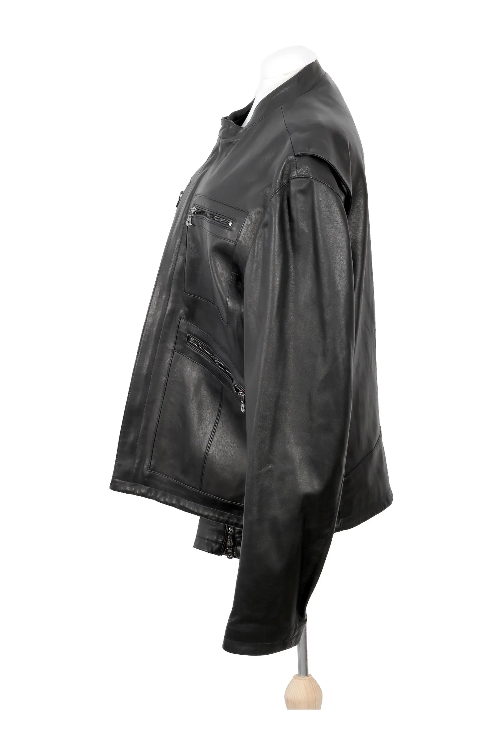 Dolce & Gabbana Black Lambskin Jacket