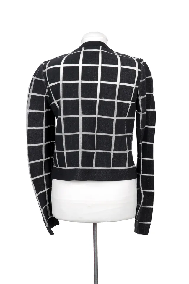 Balenciaga Black Check Jacket