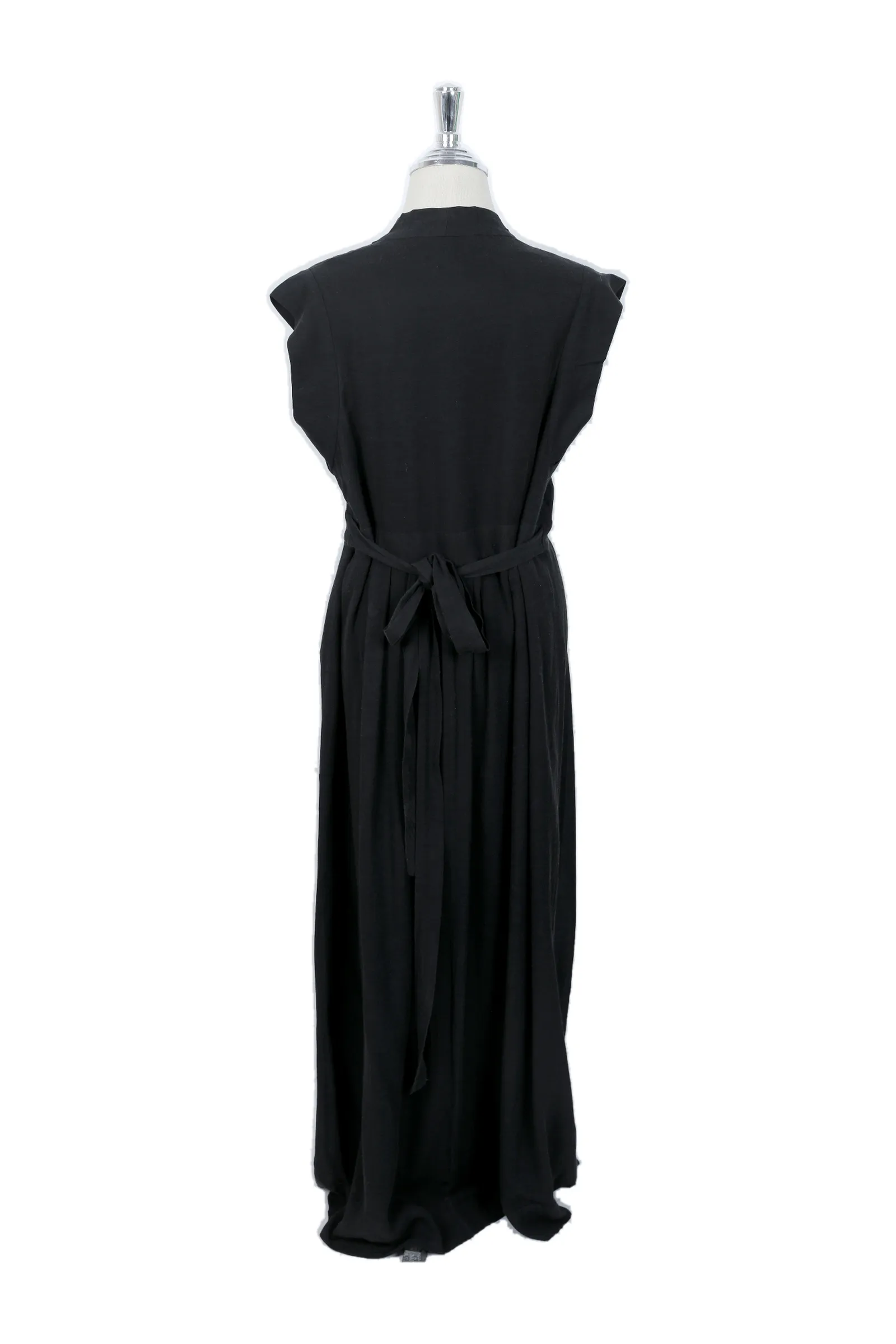 Isabel Marant Black Silk Maxi Dress