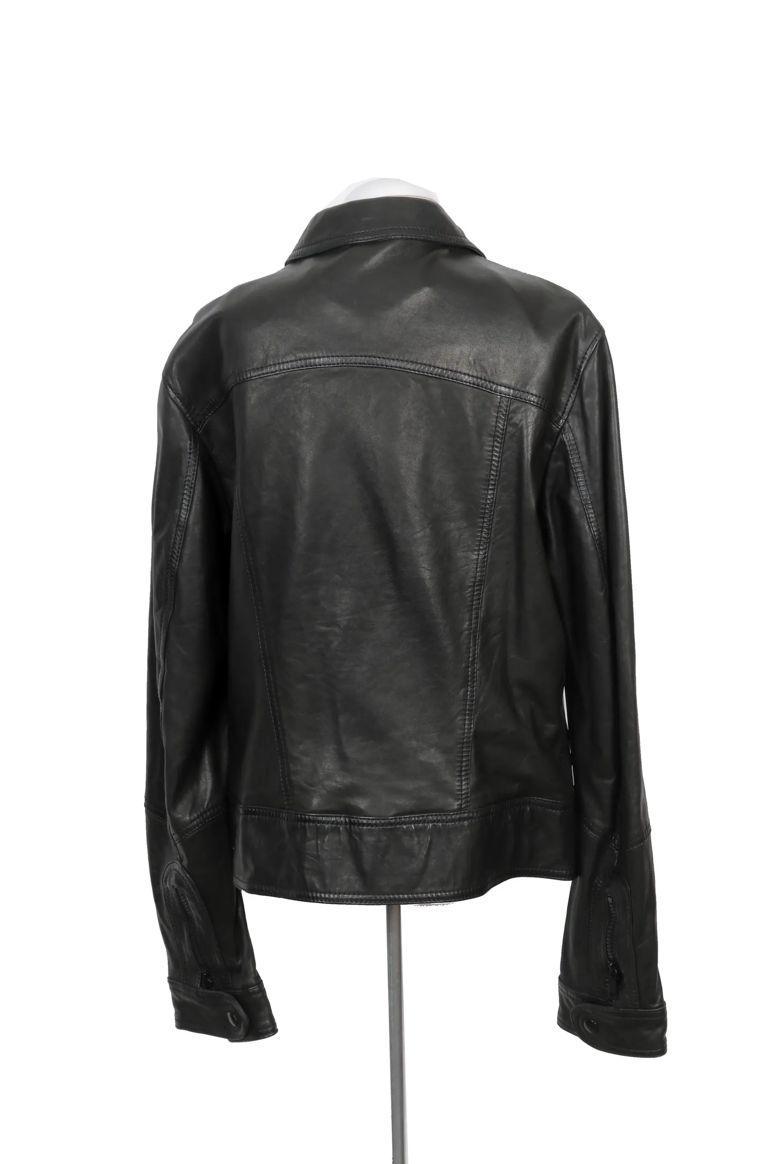 Dolce & Gabbana Black Leather Jacket