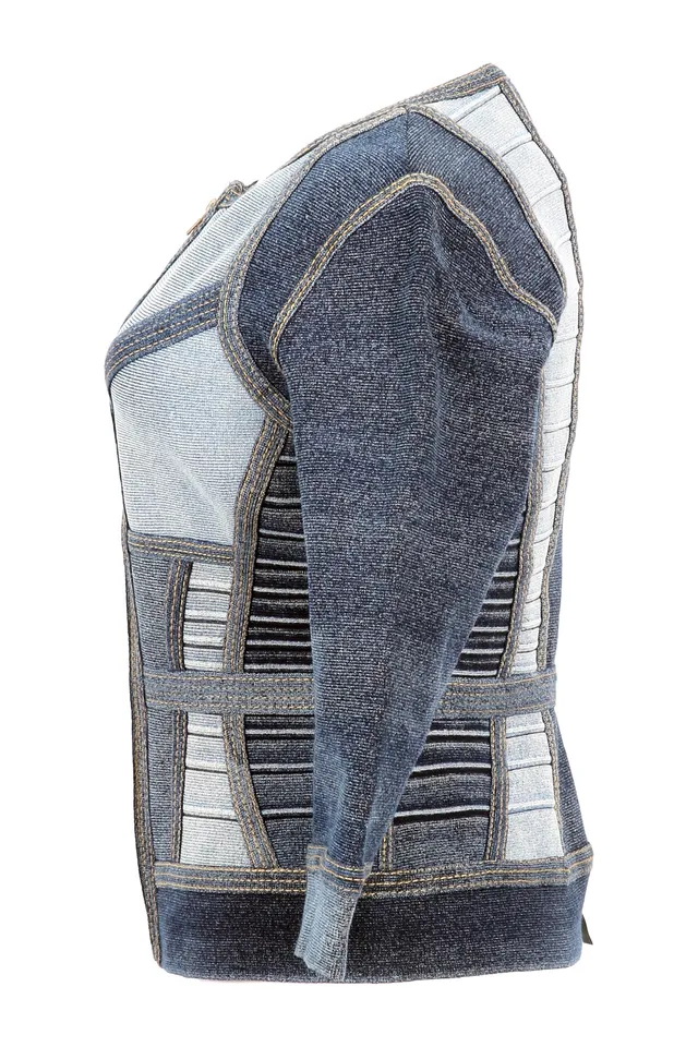 Hevier Blue Denim Jacket