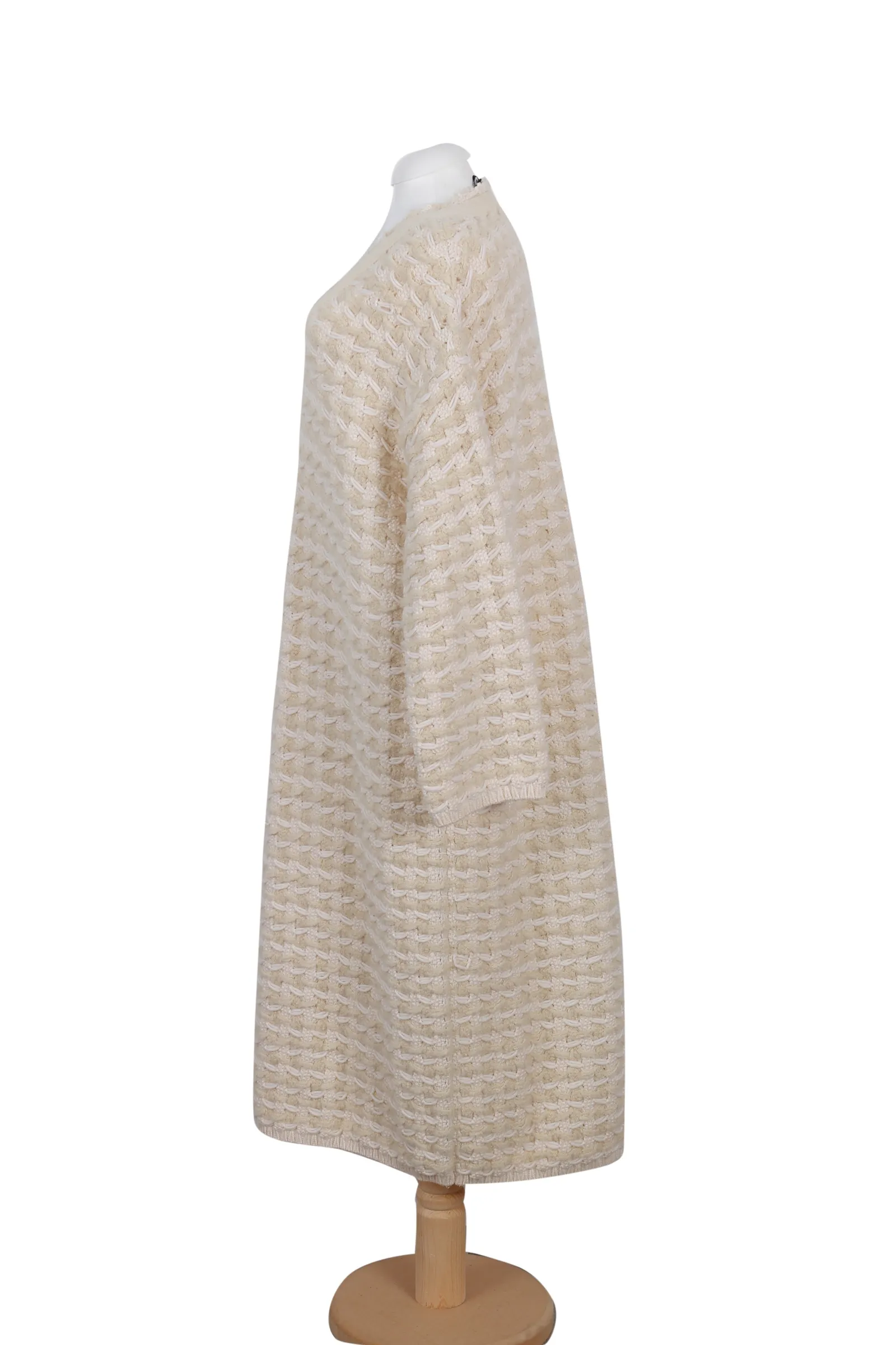 Sonia Rykiel Beige Wool Midi Dress