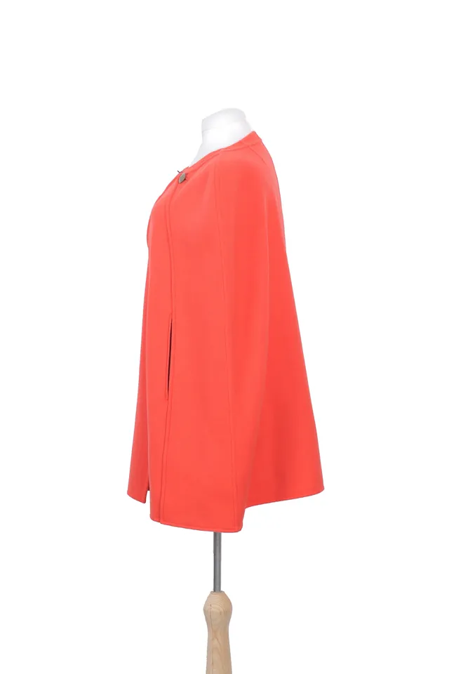 St John Coral Orange Metallic Cape
