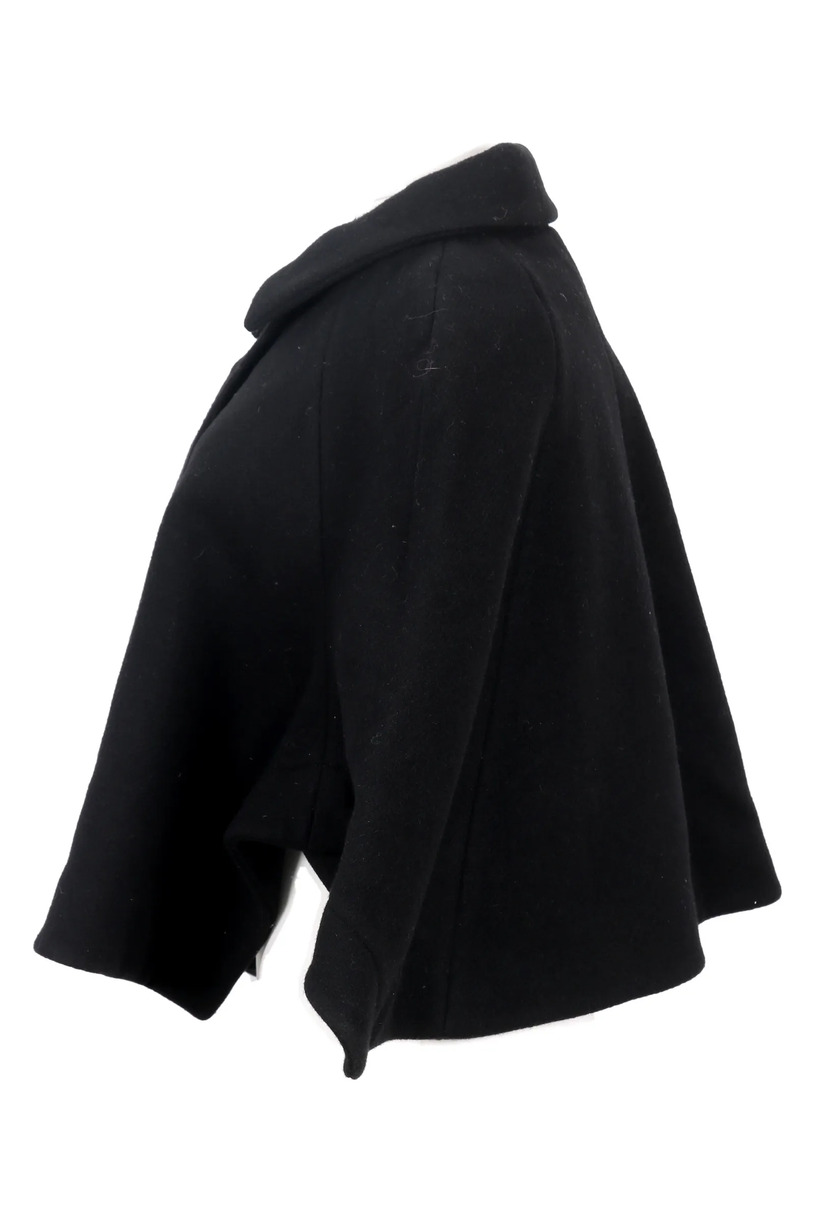 Chloe Black Wool Cape