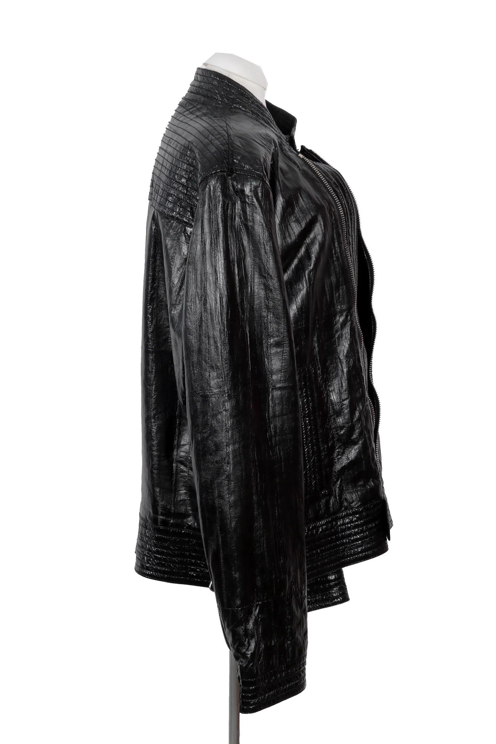 Dolce & Gabbana Black Leather Jacket