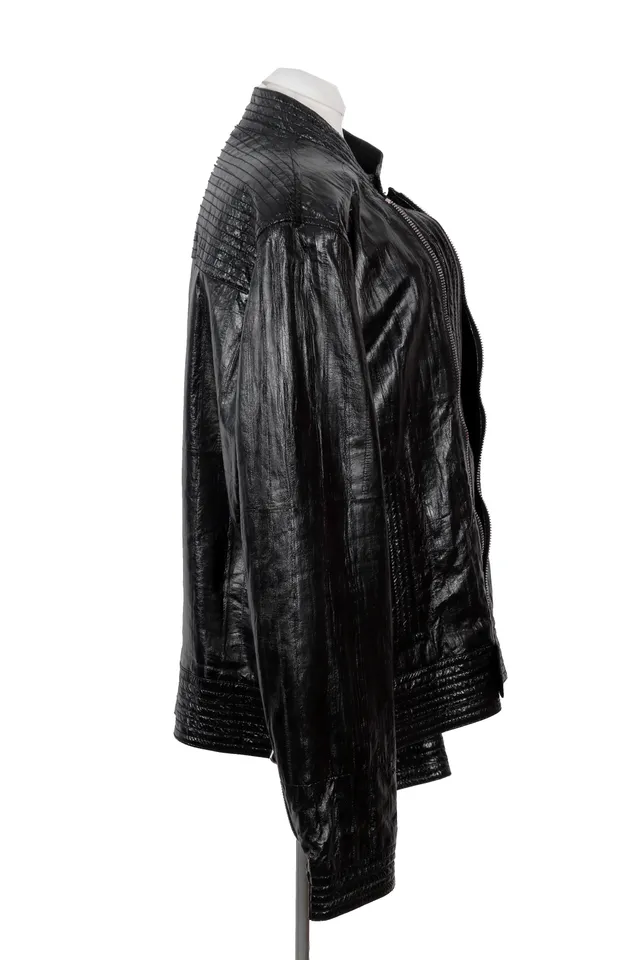 Dolce & Gabbana Black Leather Jacket