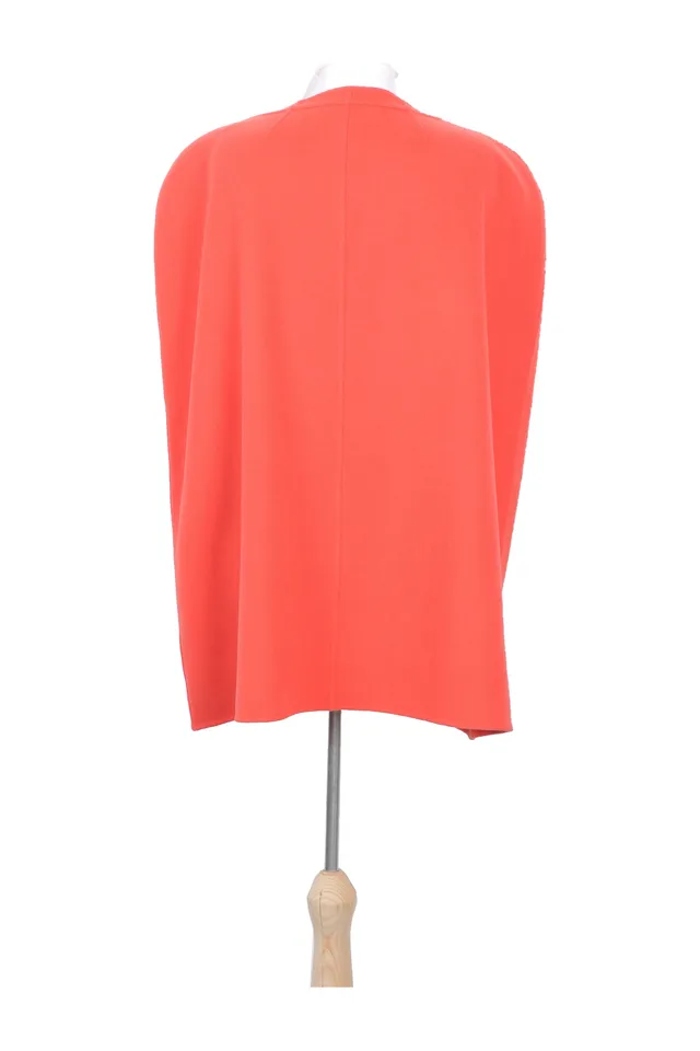 St John Coral Orange Metallic Cape
