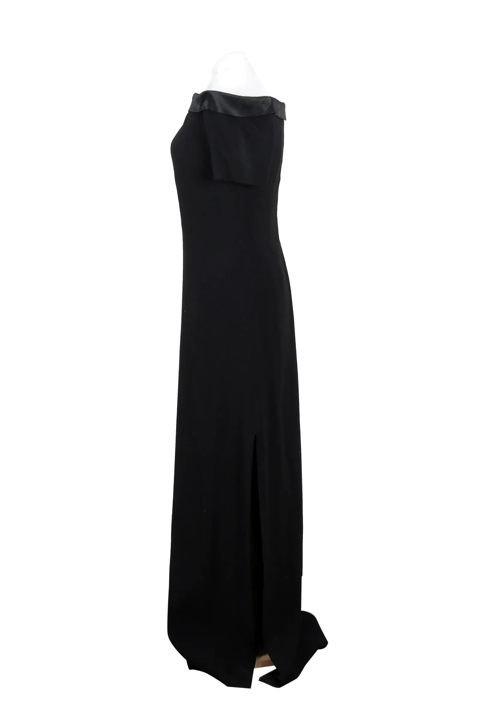 Grace Black Wool Gown