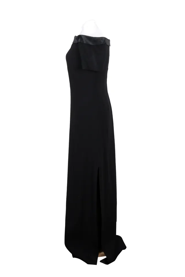 Grace Black Wool Gown