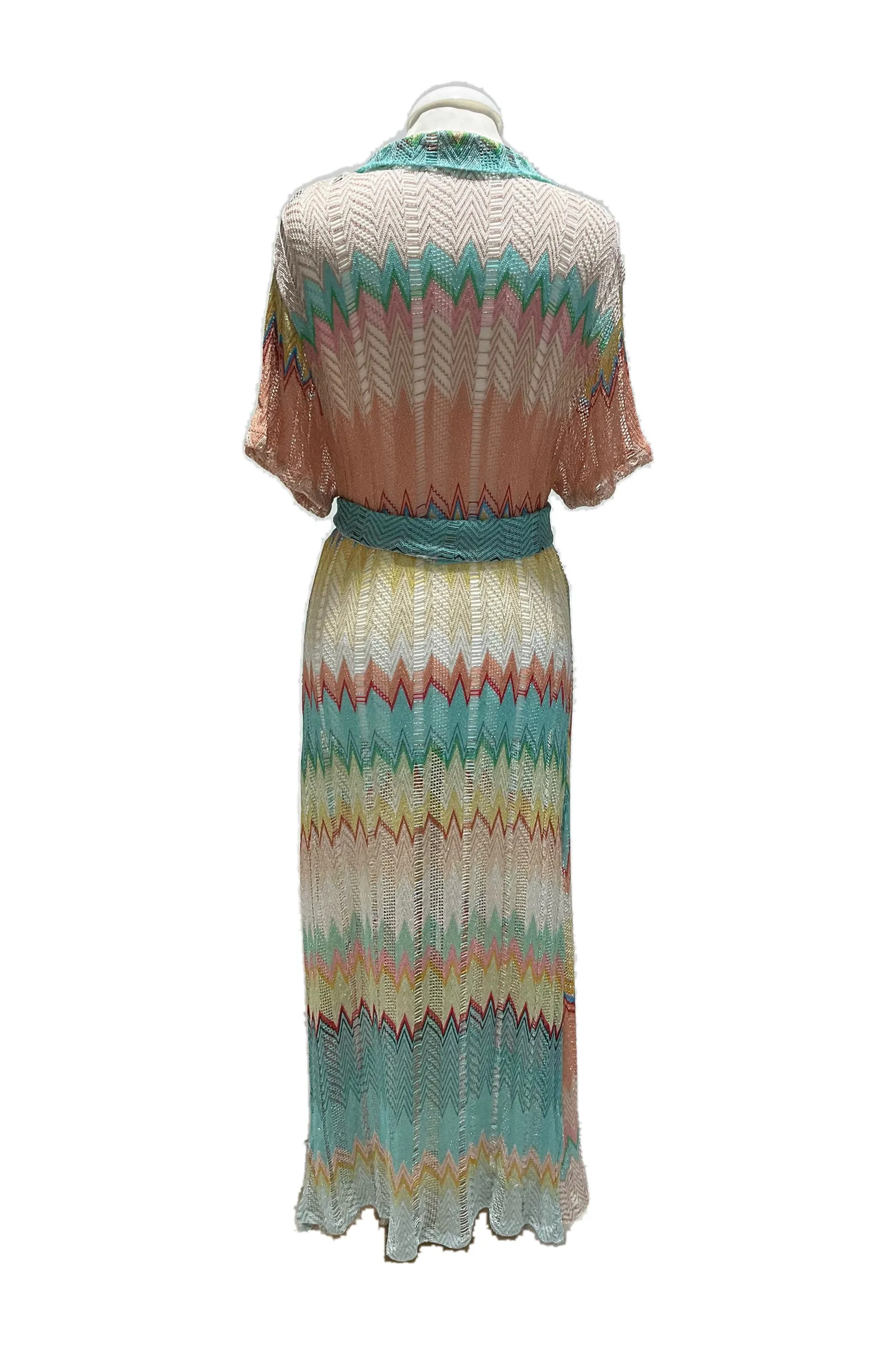 Missoni Multicolour Teal Knit Cardigan