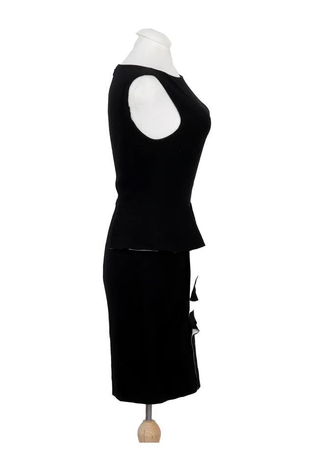 Emilio Pucci Black Wool Dress