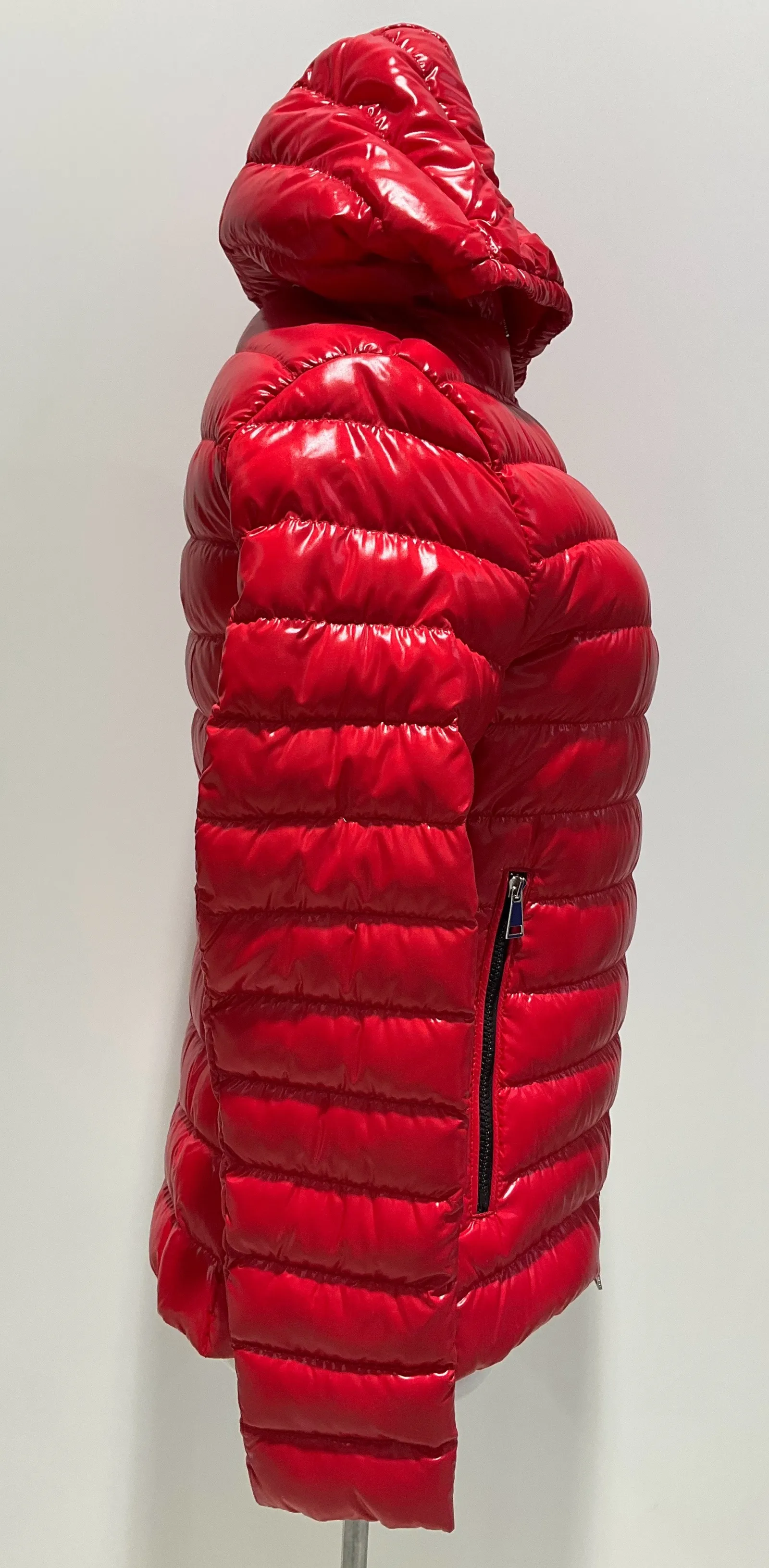 Moncler Red Quilted Puffer Jacket