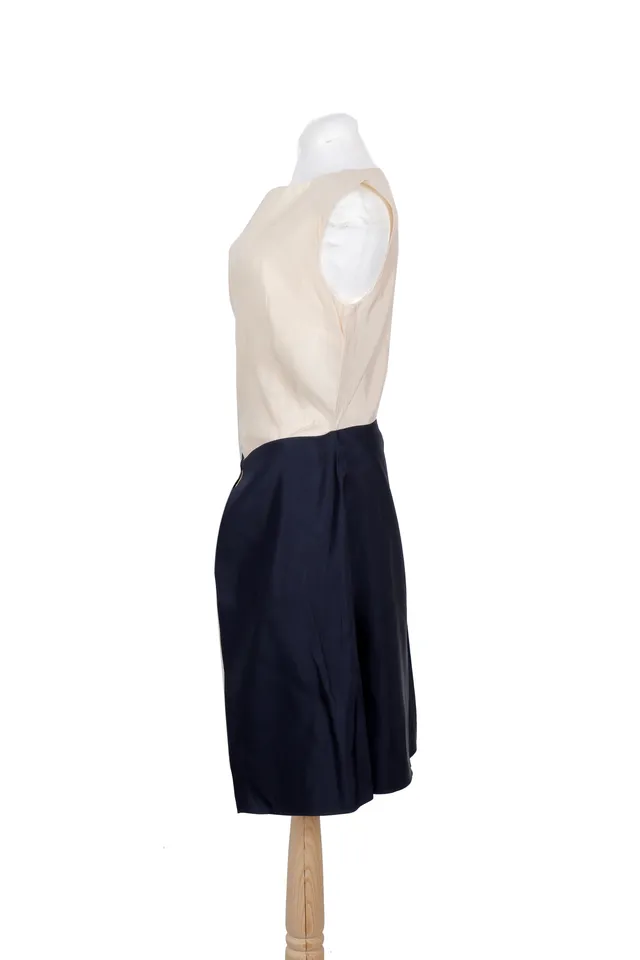 Christian Dior Ivory Silk Dress