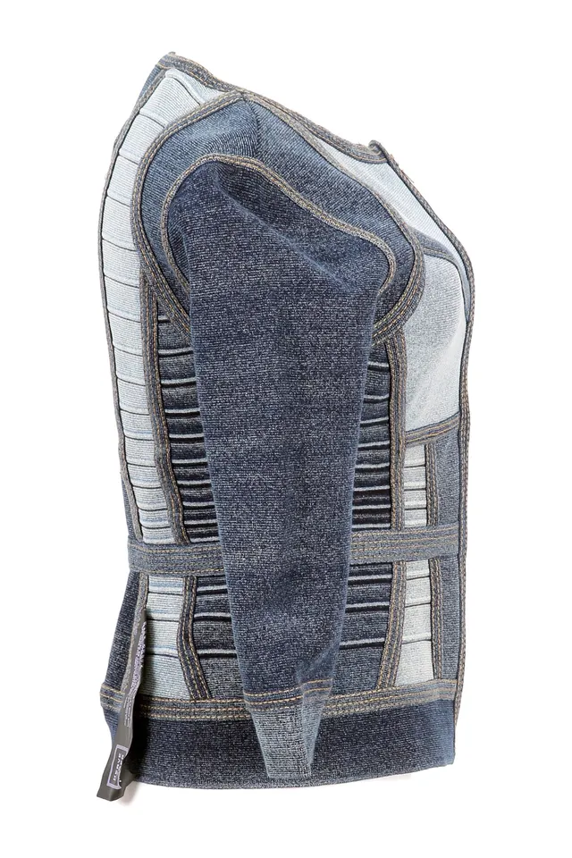 Hevier Blue Denim Jacket