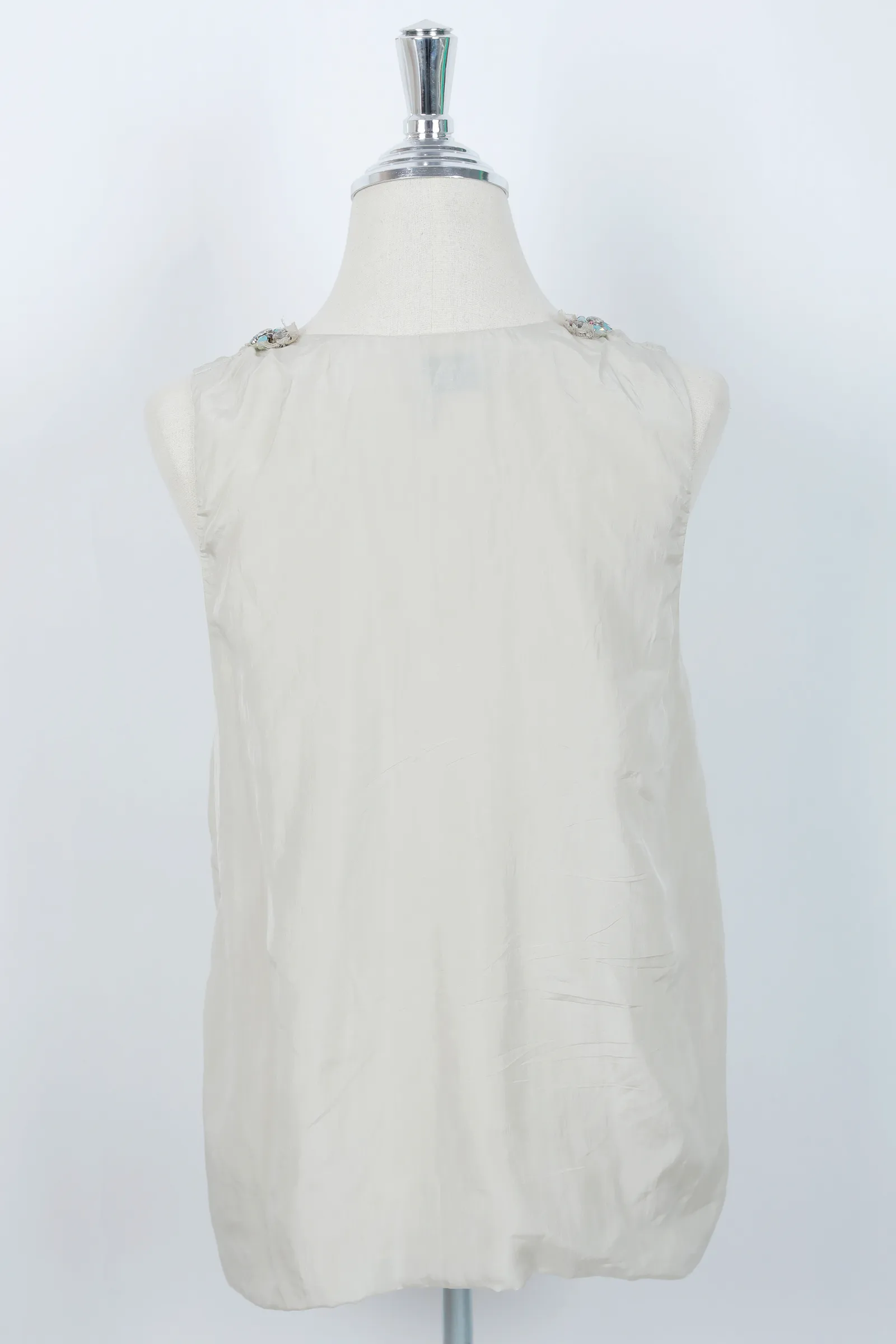 Lanvin Ivory Embellished Top