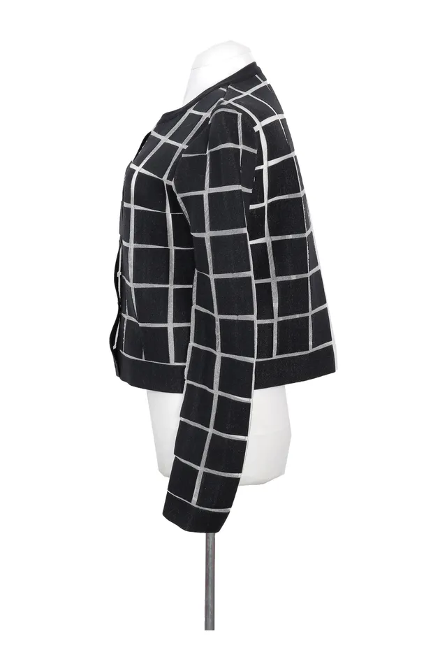 Balenciaga Black Check Jacket