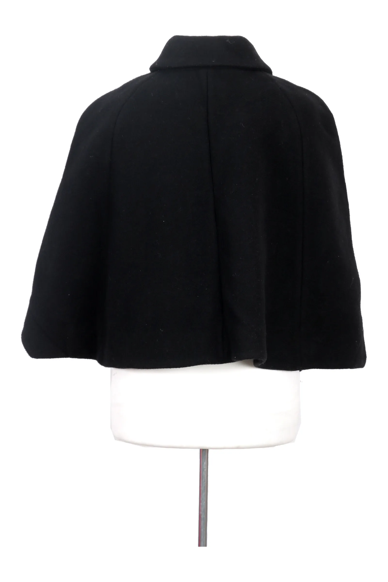 Chloe Black Wool Cape