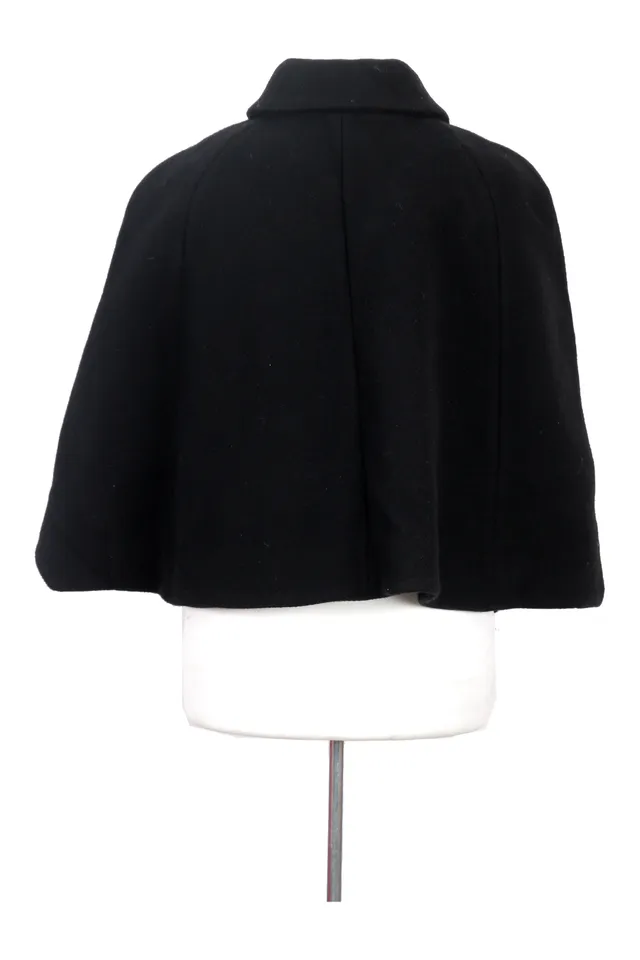 Chloe Black Wool Cape