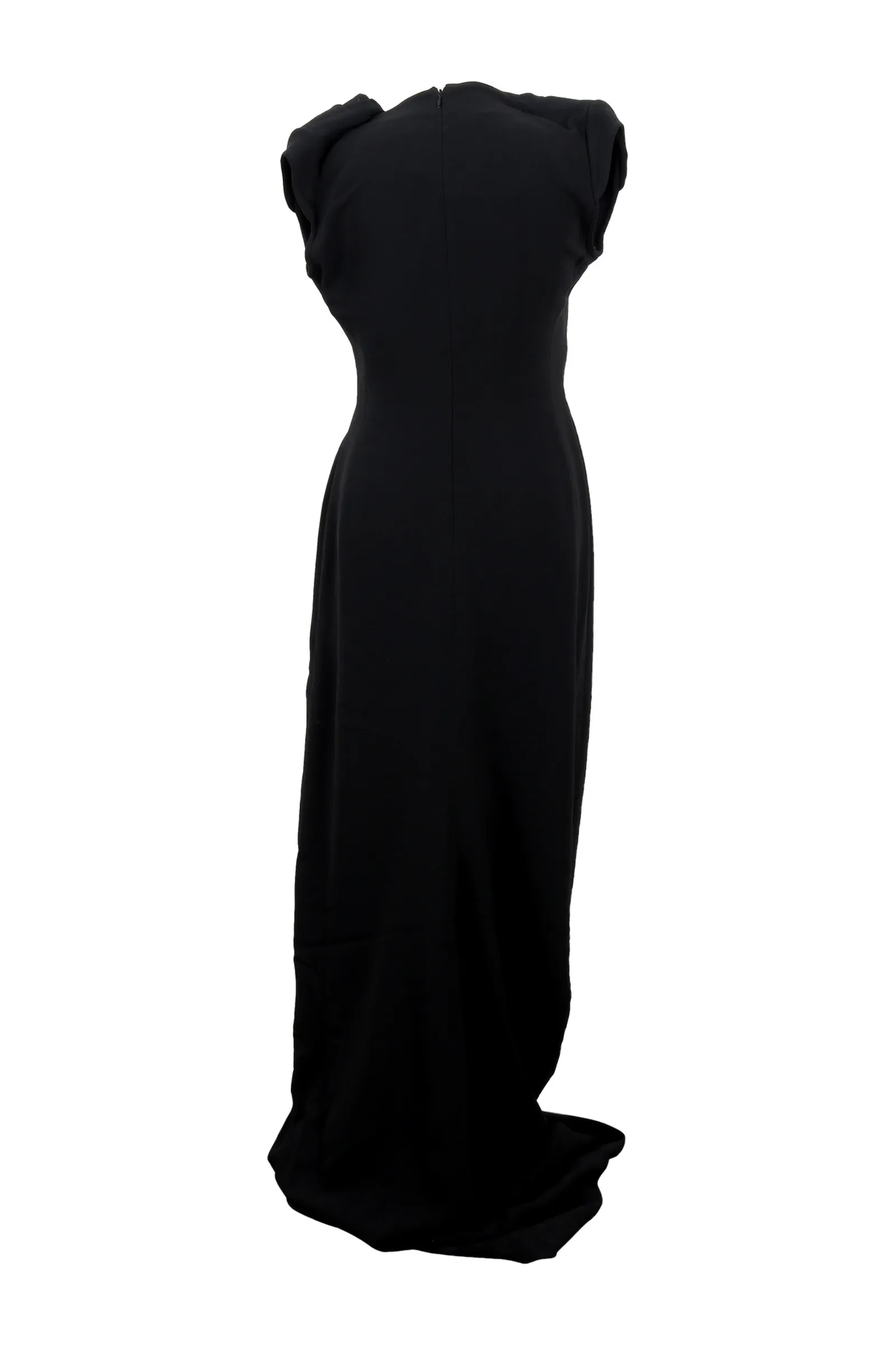 Antonio Berardi Black Embellished Maxi Dress