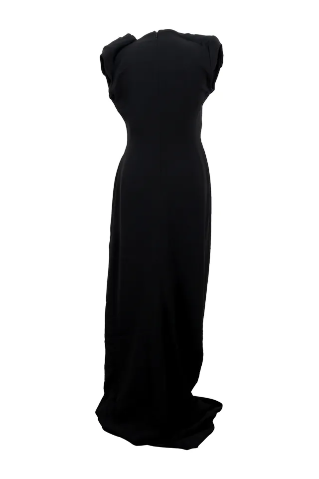 Antonio Berardi Black Embellished Maxi Dress