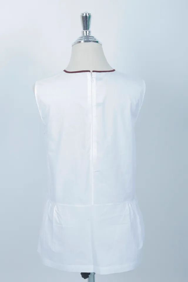 Marni White Cotton Top