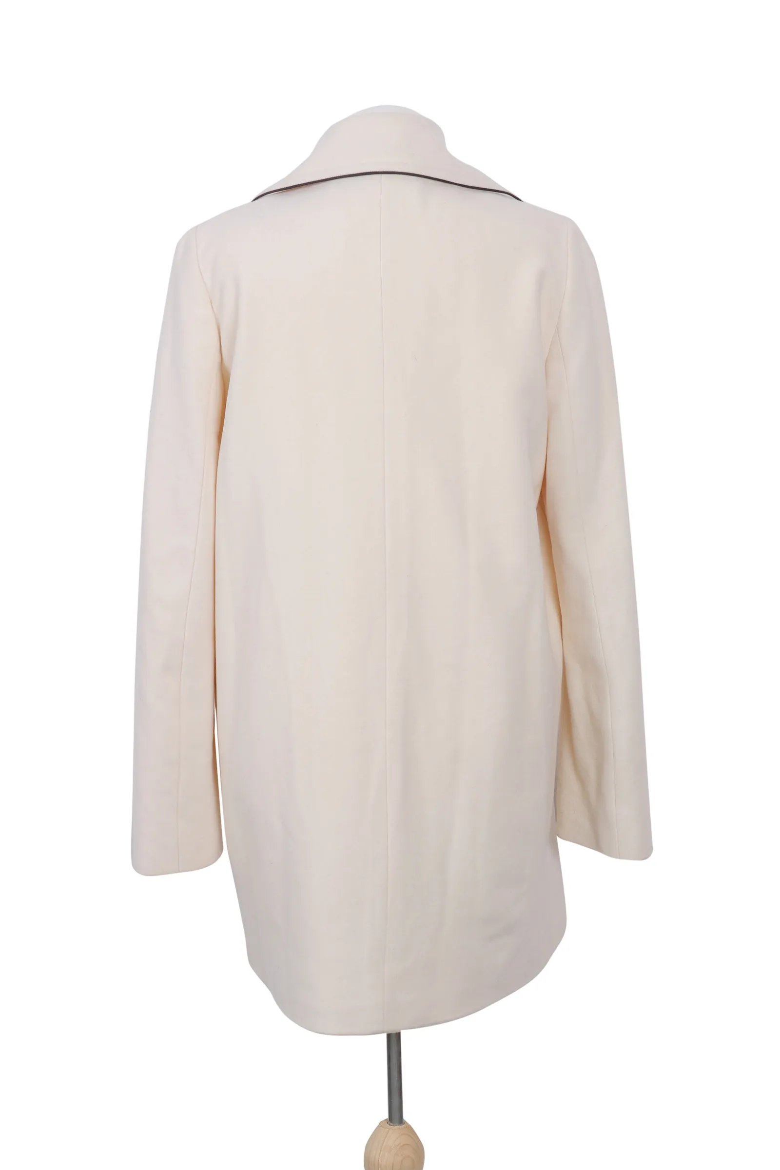Stella McCartney Ivory Wool Coat