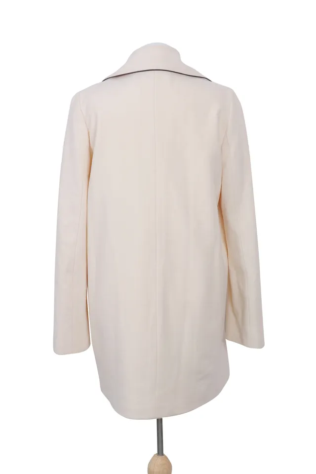 Stella McCartney Ivory Wool Coat
