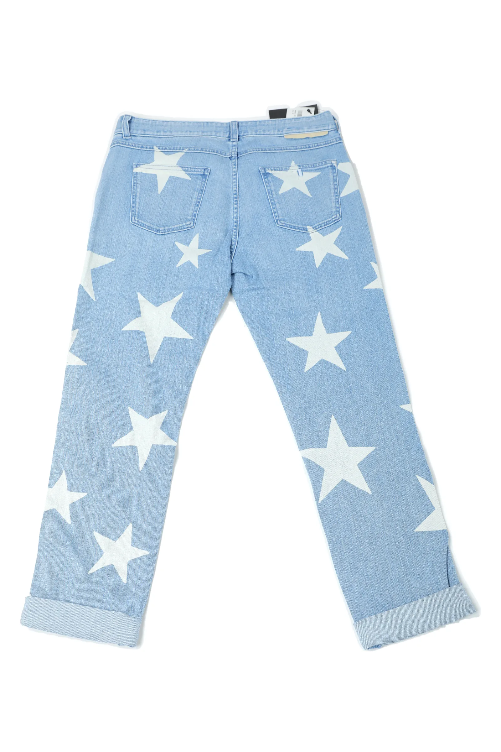 Stella McCartney Blue Denim Printed Jeans
