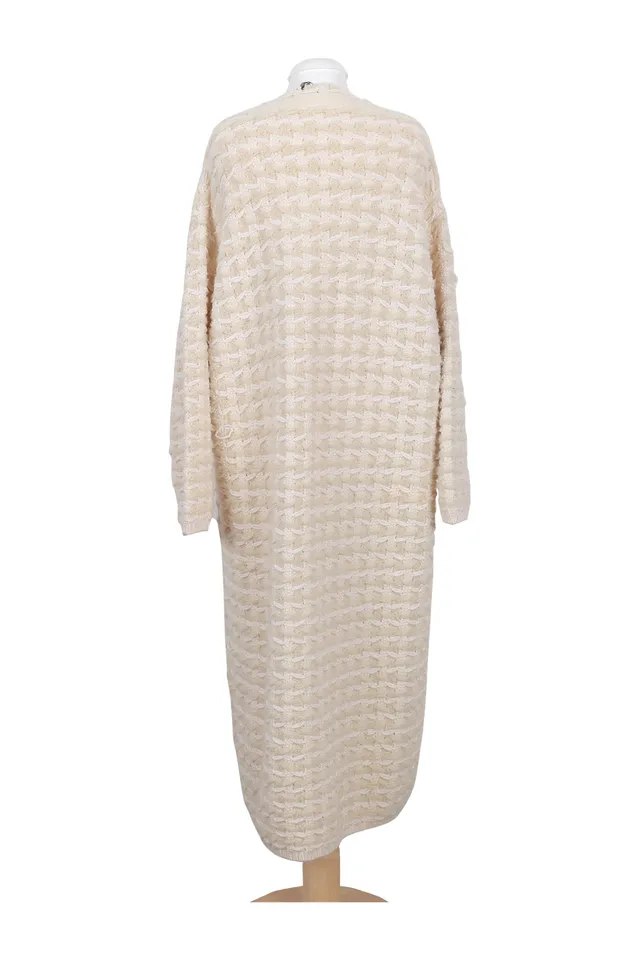 Sonia Rykiel Beige Wool Midi Dress