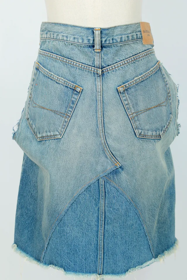 Balenciaga Blue Denim Skirt