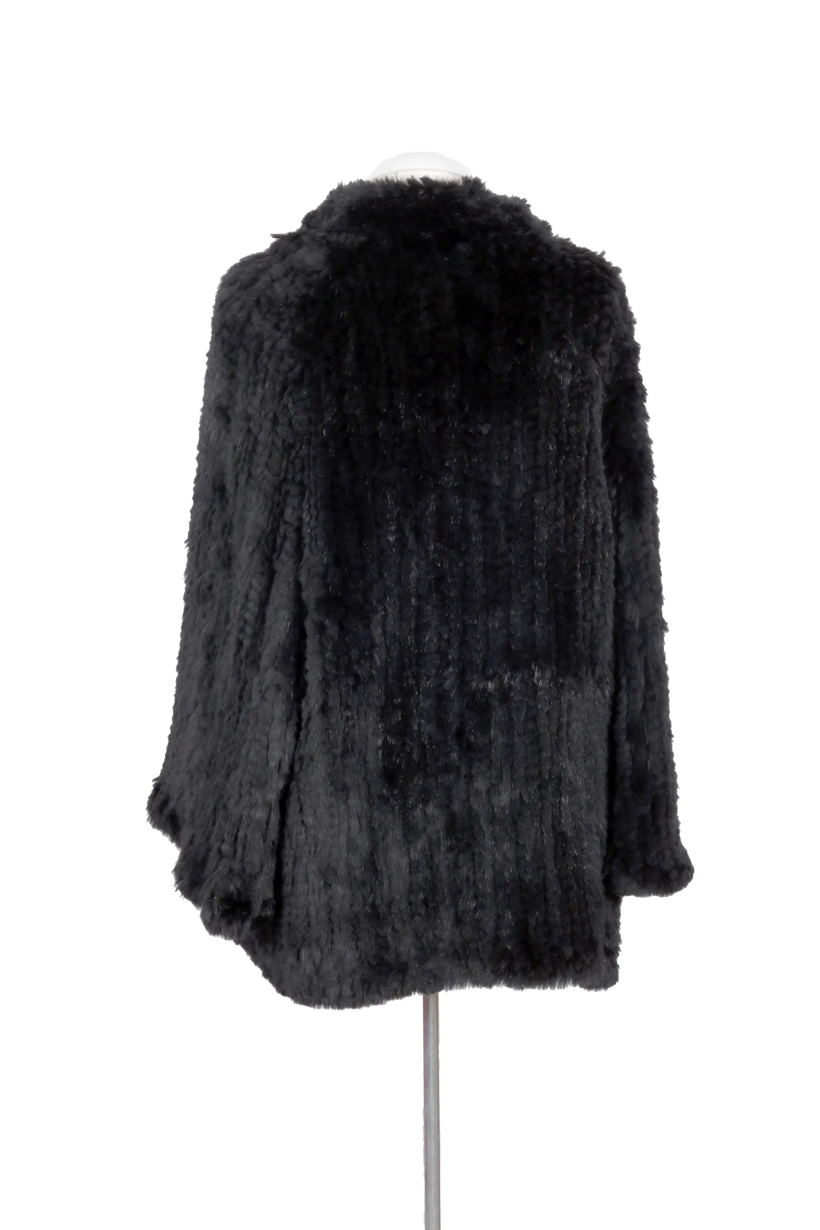 Armani Collezioni Black Fur Coat