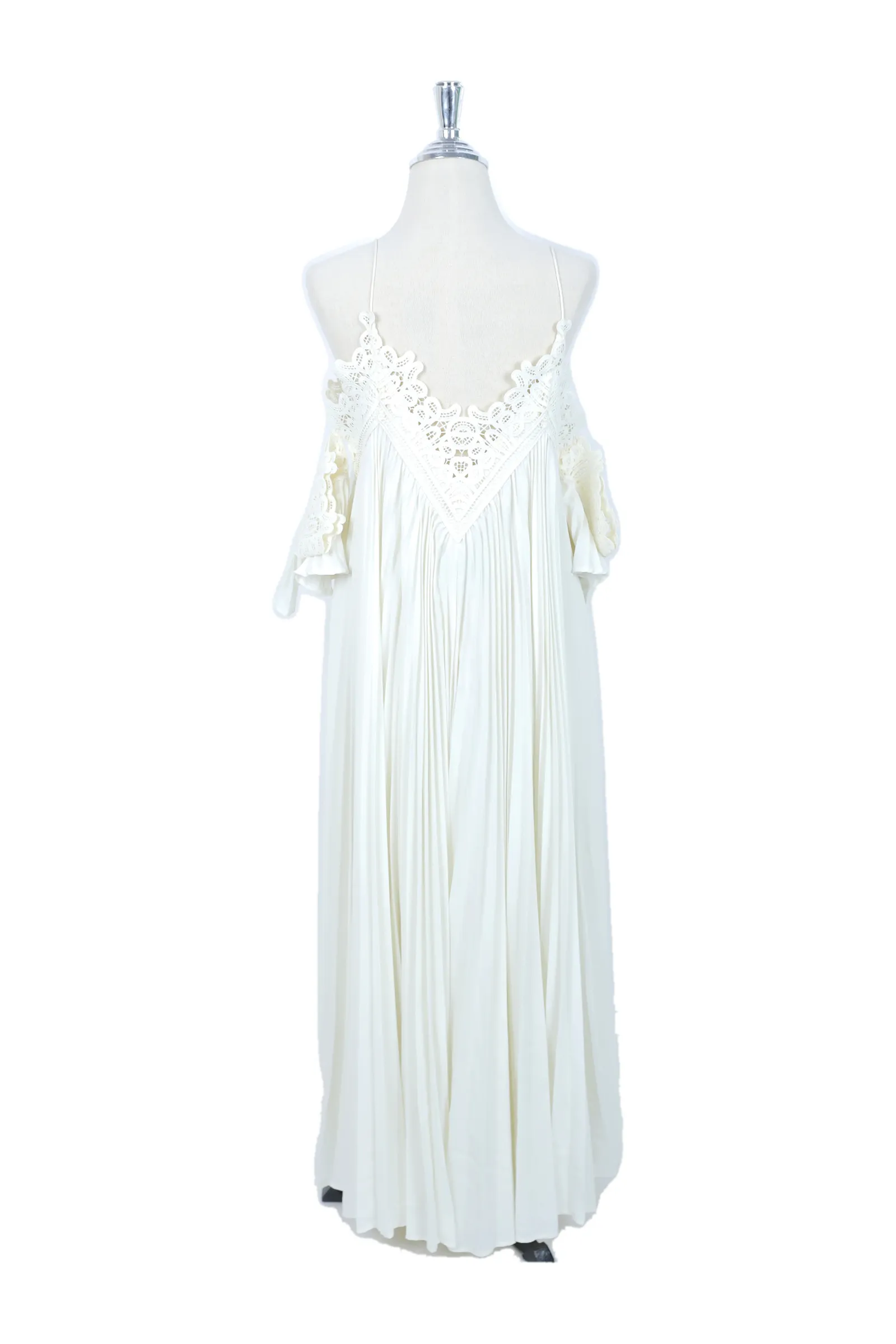 Self-Portrait Ivory Lace Maxi Dress