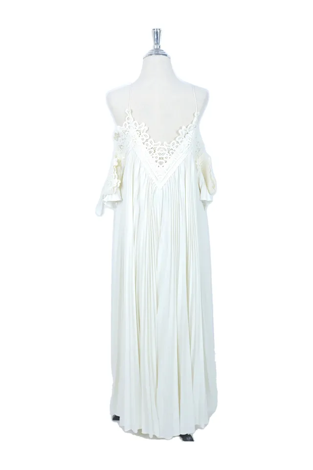 Self-Portrait Ivory Lace Maxi Dress
