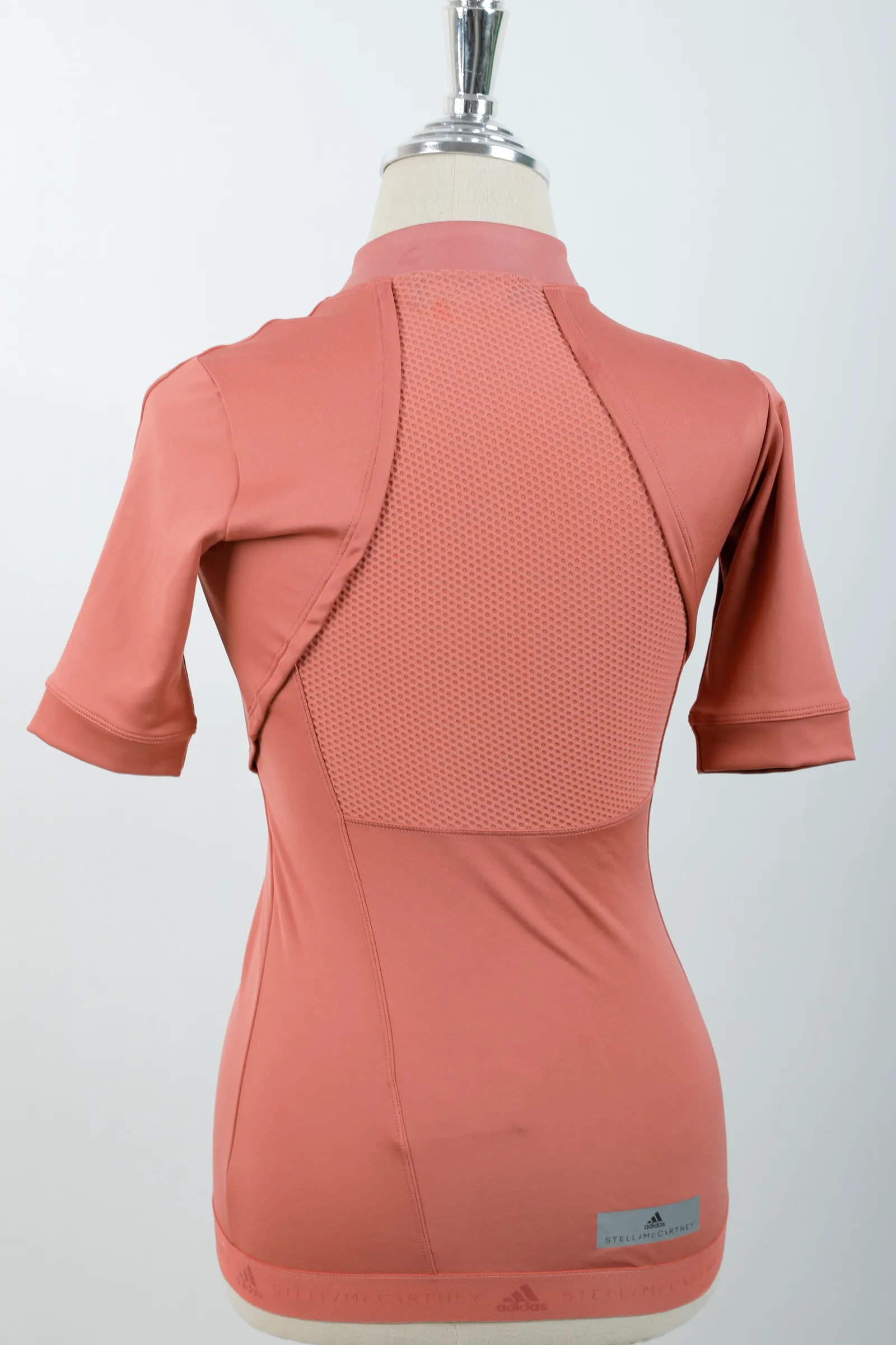 adidas by Stella McCartney Dusty Rose Logo Print Top
